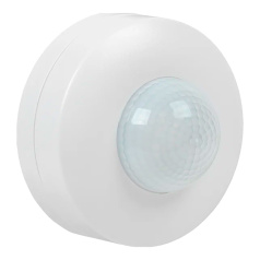 Датчик движения IEK ДД 027, 1200 Вт 360°, 12 м, белый, IP20 [LDD11-027-1200-001]