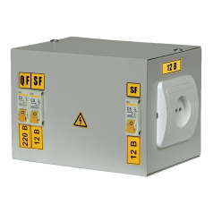 Ящик с понижающим трансформатором IEK ЯТП-0.25, 400/12-3 36, УХЛ4, IP30 [MTT21-012-0250]