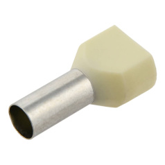 Наконечник втулочный изолированный двойной IEK НШВИ(2) 10-14 (100 шт) [UTE10-D10-0-100]