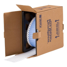 Термоусадочный маркер Brady PS-125-2W-2S, 25.4 х 6 мм, белые, 5000 шт [brd217054]