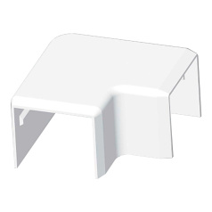 Поворот 90° Kopos LHD 30X25, 8933 (HB), белый
