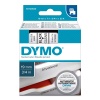 Картридж Dymo S0720820/45800, 19 мм, черный на прозрачном