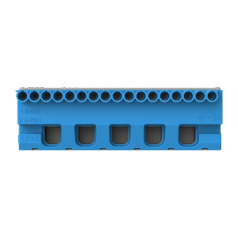 Клеммник самозажимной ABB ZK175B N17x4+5x25 мм, синий [1SPE007715F9706]