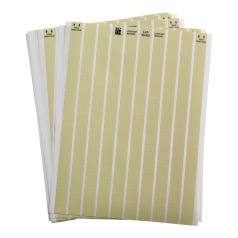 Этикетки Brady LAT-29-652-10 на листах LETTER, 16,51 х 5,08 мм, янтарные (21 лист) [brd29770]