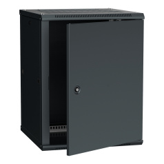 Шкаф настенный ITK LINEA W 12U 600x600 мм, чёрный [LWR5-12U66-MF]