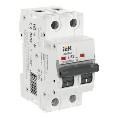 Автоматический выключатель IEK ARMAT M10N 2P Z 63А [AR-M10N-2-Z063]
