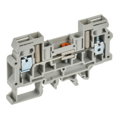 Клеммная колодка измерительная IEK "ARMAFIX" CTS-DT 6 мм², фаза, серая [YCT15-00-K03-006]
