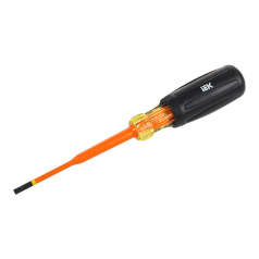 Отвертка диэлектрическая SLIM SL4,0х100 IEK Т3 ARMA2L 5 [A2L5-SC31-T3-SL-40-100]