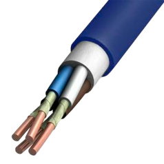 Кабель силовой медный ВВГнг(А)-FRLS, 4х2.5 мм², ОК (N), 660 В [5181]