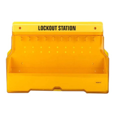 Блокировочная закрытая станция, поликарбонат, 8 держателей и отделение для блокираторов [gwrB103]