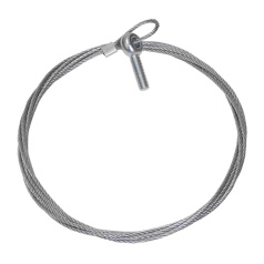 Стальной трос с рым-болтом IEK М8, 3 м [CLP1M-SRB-2-8-03]