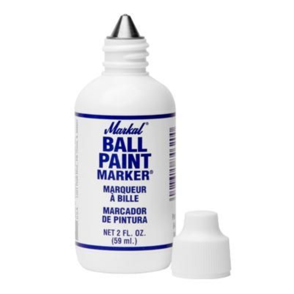 Маркер-туба Markal Ball Paint Marker, белый, 3мм [84620]