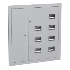 Корпус металлический IEK LIGHT ЩЭ-7-Э 36, IP31, слаботочный отсек слева, серый [IND-MKM43-07-31-E-L]