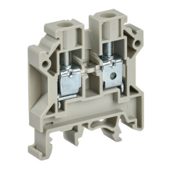 Клеммная колодка проходная IEK "ARMAFIX" CTS 6 мм², фаза, серая [YCT10-00-K03-006]