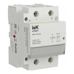 Контактор модульный IEK ARMAT KMR 100А 24В AC/DC 2НЗ [AR-KMR20-100-02-024]
