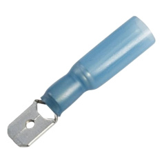 Клемма плоская изолированная термоусаживаемая Rexant РПи-п-т 2.5-(6.3) [08-0334]