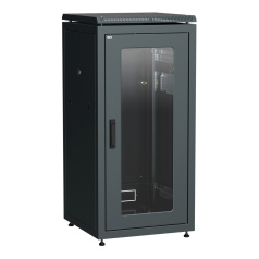 Шкаф сетевой 19" ITK LINEA N 18U 600х800 мм, чёрный [LN05-18U68-G]