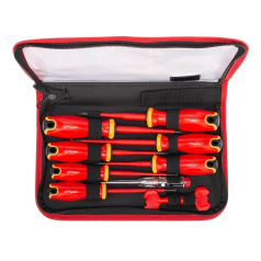 Набор диэлектрических отверток КВТ НИО-2210к СЛИМ, 10 шт [103017]