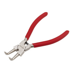 Щипцы для стопорных колец Rexant загнутый сжим 160 мм [12-4637]