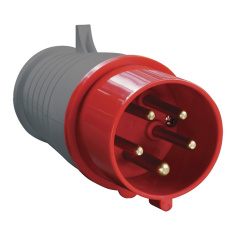 Вилка переносная IEK ССИ-015 3Р+РЕ+N 16А 380-415В IP44 [PSR02-016-5]