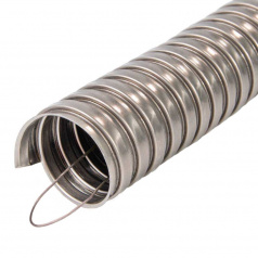 Металлорукав из нержавеющей стали Fortisflex МР (INOX) 22 с протяжкой [83663]