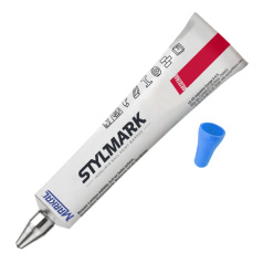 Термостойкая маркировочная паста Markal Stylmark, до 200°C, синяя, 6 мм [96682]