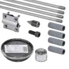 Комплект заземления IEK 6/16, оцинкованная сталь [ZKZ10-11-016-06]