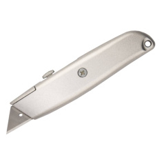 Нож с трапециевидным выдвижным лезвием Rexant [12-4907]