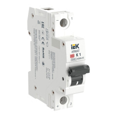Автоматический выключатель IEK ARMAT M06N-DC 1P K 1А [AR-M06N-1-K001DC]