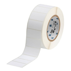 Этикетки Brady THT-17-489-3 полиэстер, 50.8 х 25.4 мм, белые матовые, 3000 шт [brd67101]