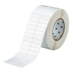 Этикетки Brady THT-37-434-10 полиэстер, 38.1 х 12.7 мм, серебристые глянцевые, 10000 шт [brd30286]