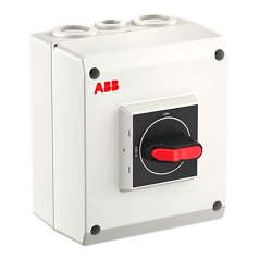 Рубильник в боксе ABB OTP25B3M до 25A 3х-полюсный, резьба 4хМ25+2хМ16 [1SCA022383R2640]