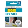 Картридж Dymo S0720580/45018, 12 мм, черный на желтом