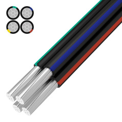 Провод самонесущий СИП-4 Rexant 4x16 мм², бухта 25 м [01-8892-25]