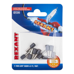 Наконечник штыревой втулочный изолированный Rexant НШВи 4.0-9 (10 шт) [06-0408-A]