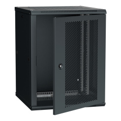 Шкаф настенный ITK LINEA W 12U 600x600 мм, чёрный [LWR5-12U66-PF]