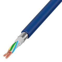 Кабель силовой медный ВБШвнг(А)-LS, 3х1.5 мм², ОК (N PE), 660 В [10128]