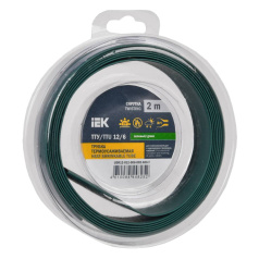 Термоусаживаемая трубка IEK ТТУ нг-LS 12/6, зеленая, 2 м [UDR12-012-006-002-K06-T]