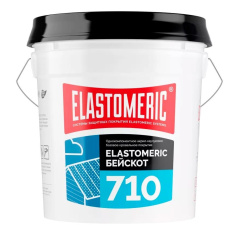 Гидроизоляционная акриловая мастика Elastomeric 710 Base Coat (базовый слой), серая, 20 кг