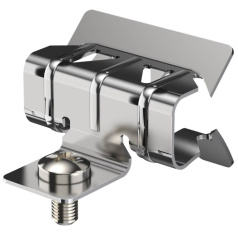 Балочный зажим IEK HDZ 8-14 мм, с отгибом и винтом М6х9 [CME40-BZOV-06-HDZ]