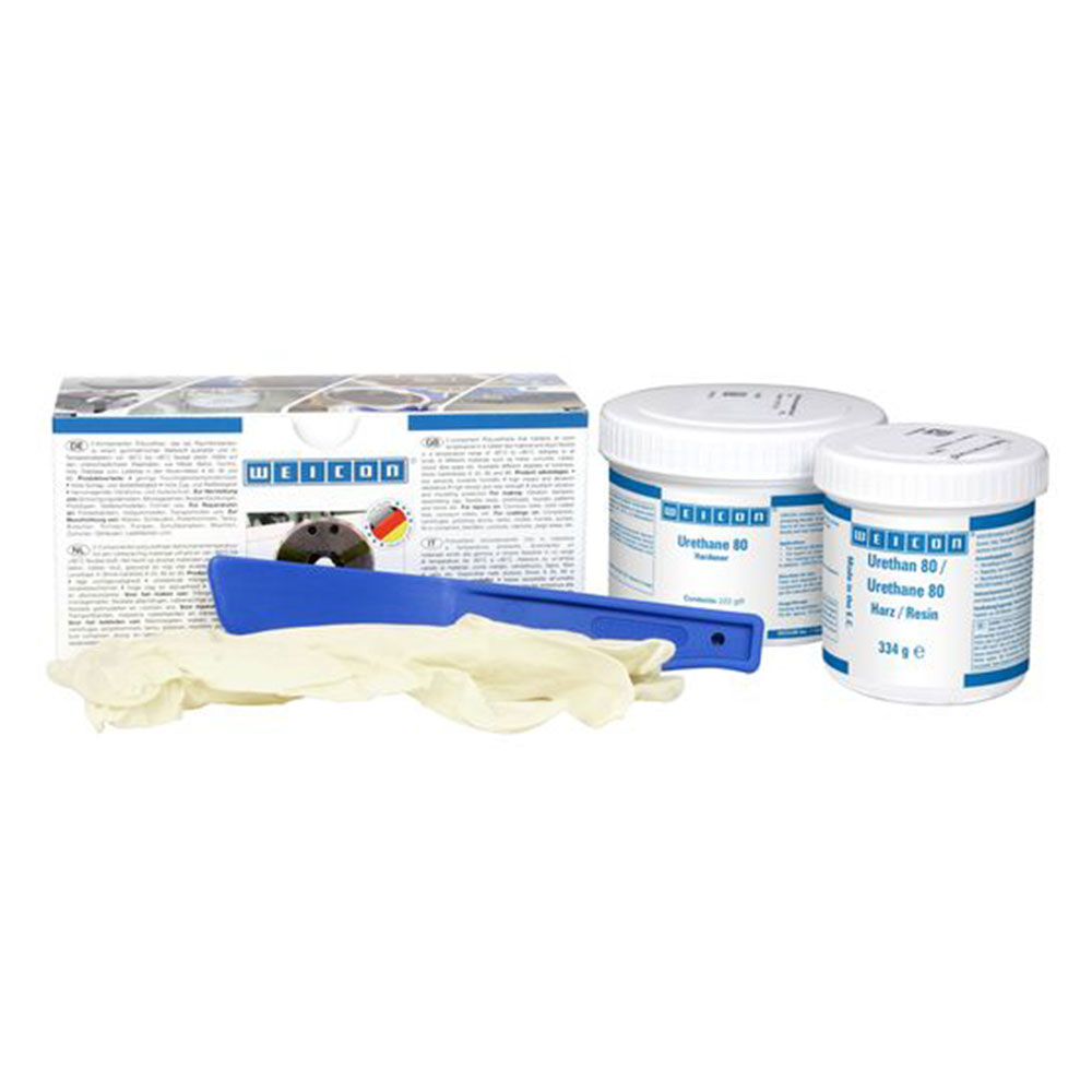 Компаунд резиновый Weicon Urethane 80, темно-коричневый, 0.5 кг [wcn10518005]
