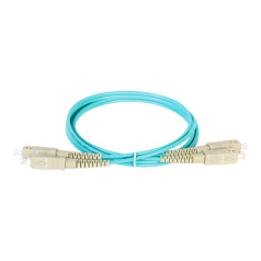 Оптический коммутационный шнур ITK MM, 50/125 (OM3), SC/UPC-SC/UPC, Duplex, 70 м, бирюзовый [FPC5003-SCU-SCU-C2L-70M]
