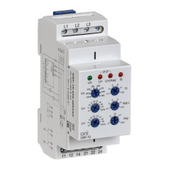 Реле фаз ORF-10 ONI 3 фазы 2 контакта 220-460В AC [ORF-10-220-460VAC]