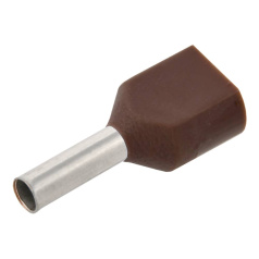 Наконечник втулочный изолированный двойной IEK НШВИ(2) 1.5-8 (100 шт) [UTE10-D2-4-100]