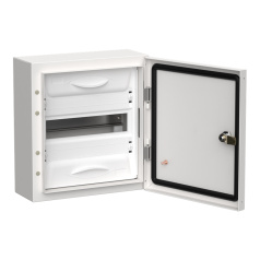 Корпус металлический IEK TITAN 5 ЩРн-12 (1х12), 335х310х140 мм, IP54, белый [TI5-50-N-012-54]