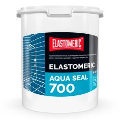 Гидроизоляция для ванной, пола, балконов, под плитку Elastomeric Aqua Seal 700, голубая, 6 кг
