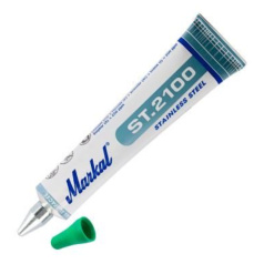 Маркер-туба для нержавеющей стали Markal ST2100, зеленый, 3 мм [97165]