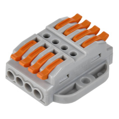 Клемма соединительная проходная IEK СМК 222-4144P с площадкой [UKZ20-4144P-050]