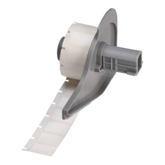 Перемещаемые наклейки Brady M7‐11‐498 виниловая ткань 12.7 х 19.05 мм, белые, 500 шт [brd173428]