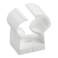 Клипса с фиксатором IEK 35-42 мм, белая (12 шт) [CTA00D-FL-035-K01]